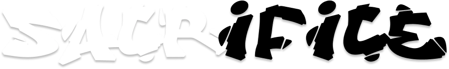 Sacrifice title logo